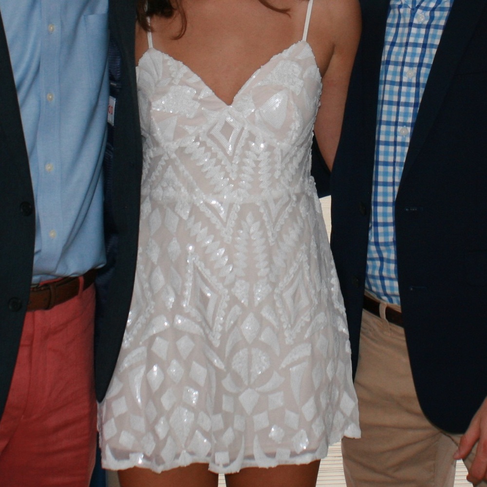 Tiff mini dress - white